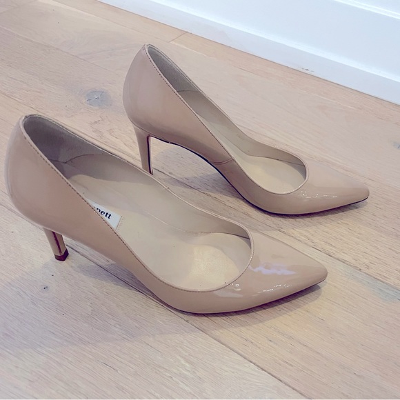 LK Bennett nude Patent leather pump size 37.5 - Picture 1 of 4